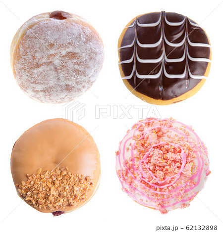donut or donut isolated on white background new. 62132898