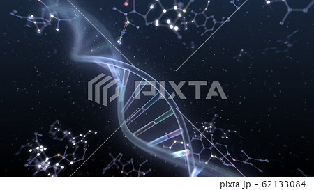 DNA 遺伝子 染色体 二重らせん バイオ 医療 科学 テクノロジー 背景 バックグラウンド 62133084
