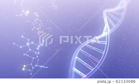 DNA 遺伝子 染色体 二重らせん バイオ 医療 科学 テクノロジー 背景 バックグラウンド 62133086