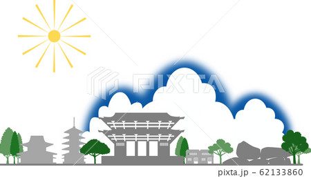 奈良シルエット　カラー　夏 62133860