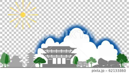 奈良剪影顏色夏天 62133860