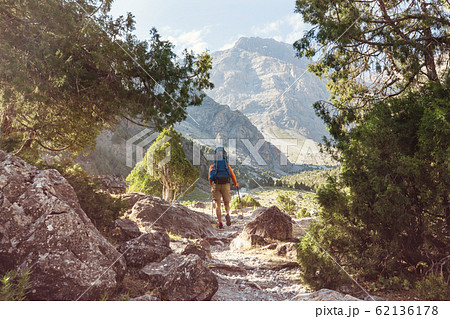 Hike in Fann mountains 62136178
