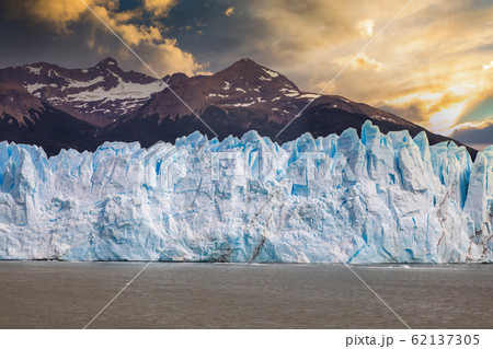 The Perito Moreno Glacier - Los Glaciares National Park in Argentina. 62137305
