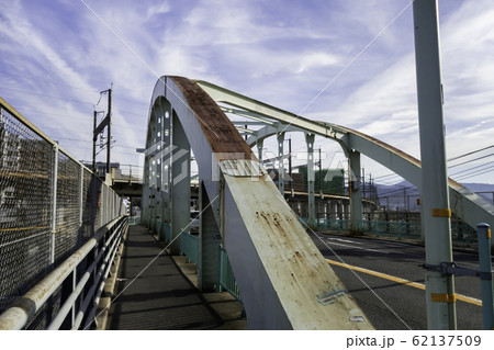 あけぼの通り跨線橋 JR線路 愛宕町 広島県広島市 あけぼの通り跨線橋 JR線路 愛宕町 広島県広島市 62137509
