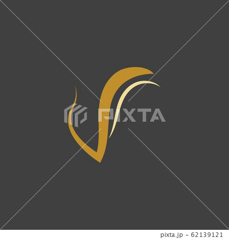 V Letter icon Template vectorのイラスト素材 [62139121] - PIXTA