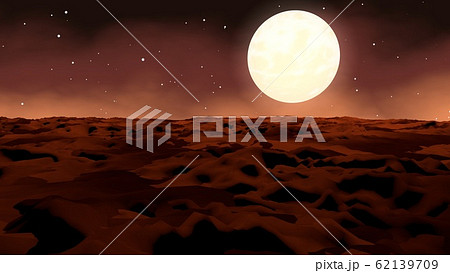 Mysterious view from dark Mars Mysterious view from dark Mars 62139709