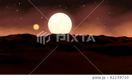 Mars with two satellites around it Mars with two satellites around it 62139710