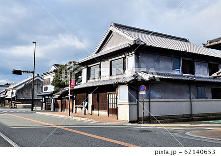 白壁土蔵の街並み　うきは市吉井町 62140653