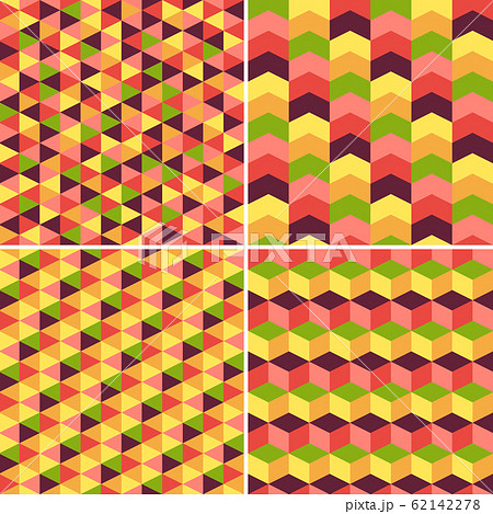 abstract colorful geometric graphic pattern designのイラスト素材 PIXTA