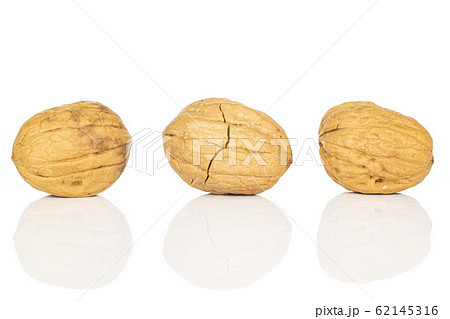 Brown tasty walnut isolated on white Brown tasty walnut isolated on white 62145316