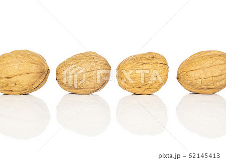 Brown tasty walnut isolated on white Brown tasty walnut isolated on white 62145413