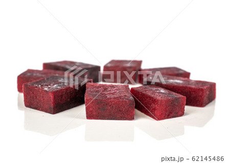 Raw sweet beetroot isolated on white 62145486
