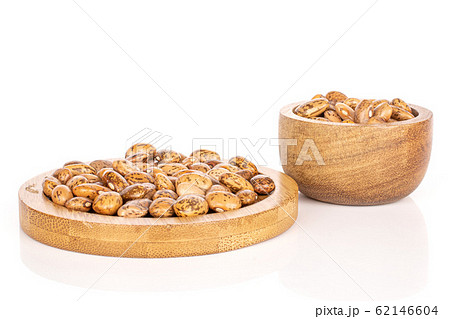 Pinto brown bean isolated on white 62146604