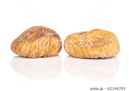 Dried fig fruit isolated on white 62146765