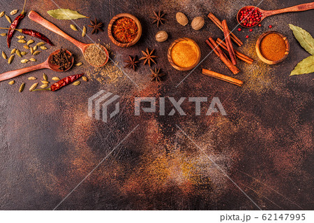 Spices ingredients for cooking. Spices concept. 62147995