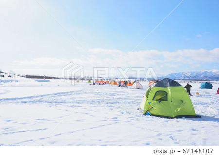 ワカサギ釣り・テント ワカサギ釣り・テント 62148107