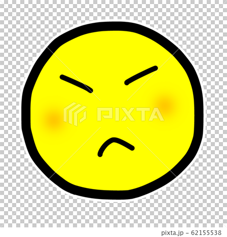 表情　ぷんぷん 62155538