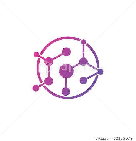 elegant molecule logo 62155978