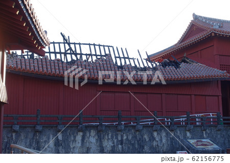 首里城　火災で一部焼失した建物 62156775