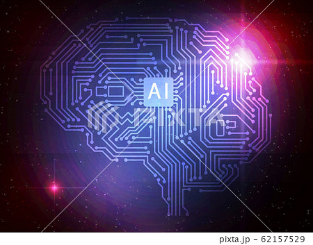 Ai 宇宙 人工知能のイラスト素材