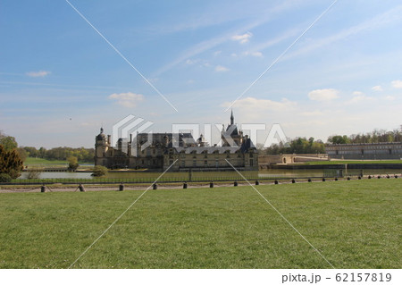 晴天のシャンティイ城を望む 晴天のシャンティイ城を望む 62157819