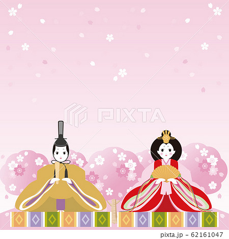 ひなまつり　さくら　３月　春　背景　シンプル 62161047