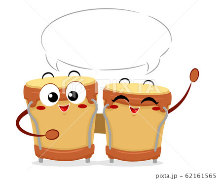 Mascot Bongos Speech Bubble Illustrationのイラスト素材