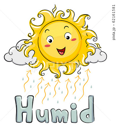 Mascot Sun Humid Illustration - Stock Illustration [62161581] - PIXTA