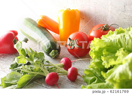 色々な野菜の集合イメージ写真 色々な野菜の集合イメージ写真 62161769