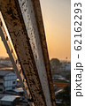 White steel structure on Sky at sunset 62162293