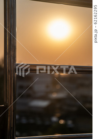 Stainless rail on Sky at sunset 62162295