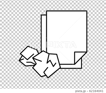 Paper Trash Illustration Material Icon Stock Illustration