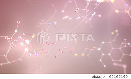 化学式 分子構造 六角形 科学 テクノロジー 3dイラスト 背景 バックグラウンドのイラスト素材