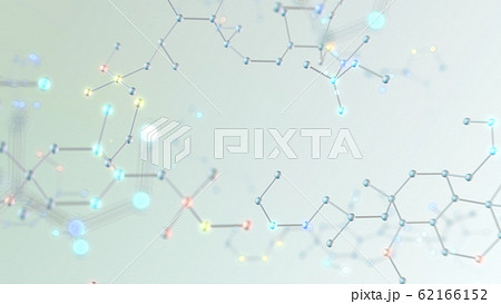 化学式 分子構造 六角形 科学 テクノロジー 3dイラスト 背景 バックグラウンドのイラスト素材