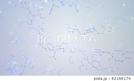 化学式 分子構造 六角形 科学 テクノロジー 3Dイラスト 背景 バックグラウンド 62166174