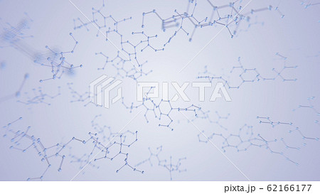 化学式 分子構造 六角形 科学 テクノロジー 3Dイラスト 背景 バックグラウンド 62166177