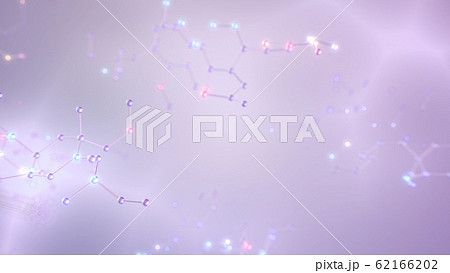 化学式 分子構造 六角形 科学 テクノロジー 3dイラスト 背景 バックグラウンドのイラスト素材