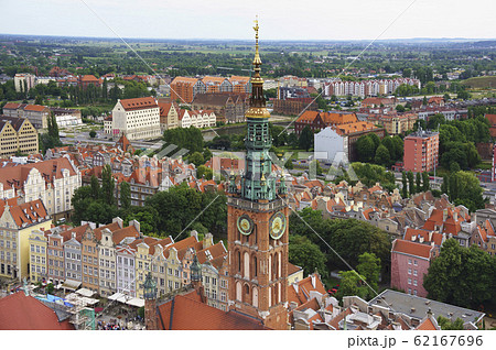 Cityscape of Gdansk, Poland. Panoramic view. 62167696