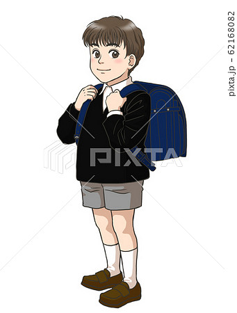 新小学一年生の男の子のイラスト素材 新小学一年生の男の子のイラスト素材