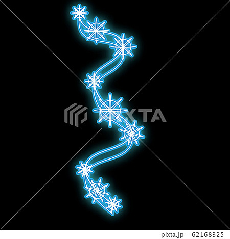 A beautiful abstract neon bright blue glowing  62168325