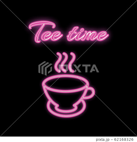 A simple abstract neon bright glowing glowing  62168326