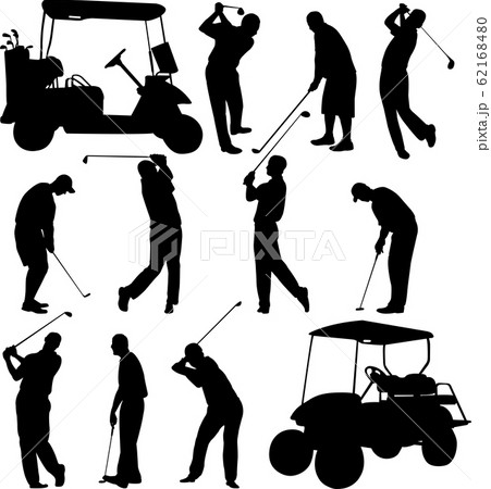 golfers silhouettes collection golfers silhouettes collection 62168480