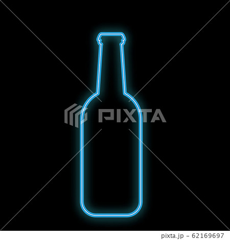A simple abstract neon bright glowing glowing  62169697