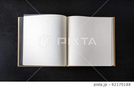 Open blank book Open blank book 62170188