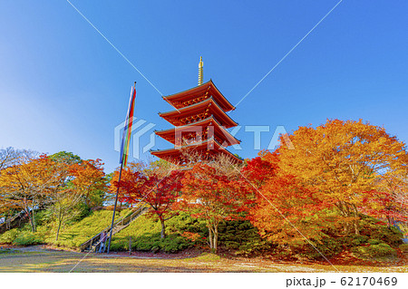 京都　秋の成相寺 62170469
