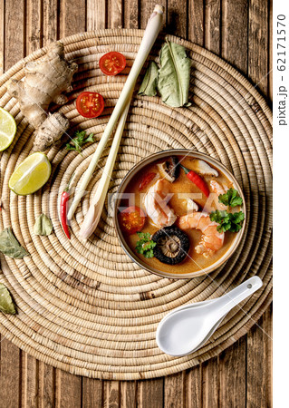 Thai soup tom yum 62171570