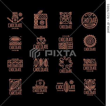 Chocolate, icons collection for your design 62176001