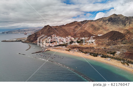 Aerial Playa de Las Teresitas 62176047