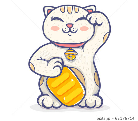 Vector kawaii lucky cat Vector kawaii lucky cat 62176714