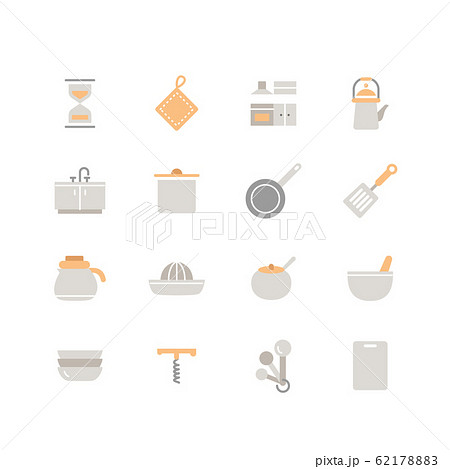 KITCHEN UTENSILS ICON SET 62178883